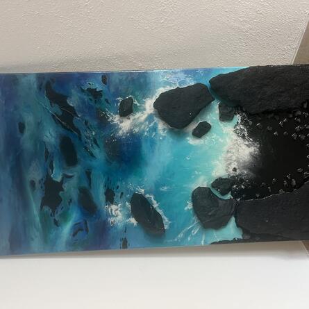 Epoxidharzbild Meer 