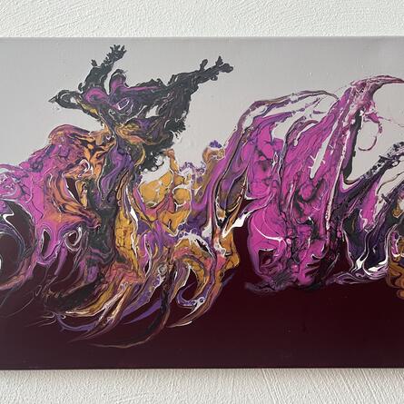 Acryl-Pouringbild  