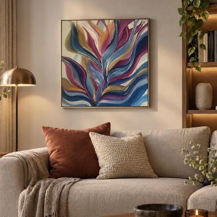 farbiges Acrylbild 